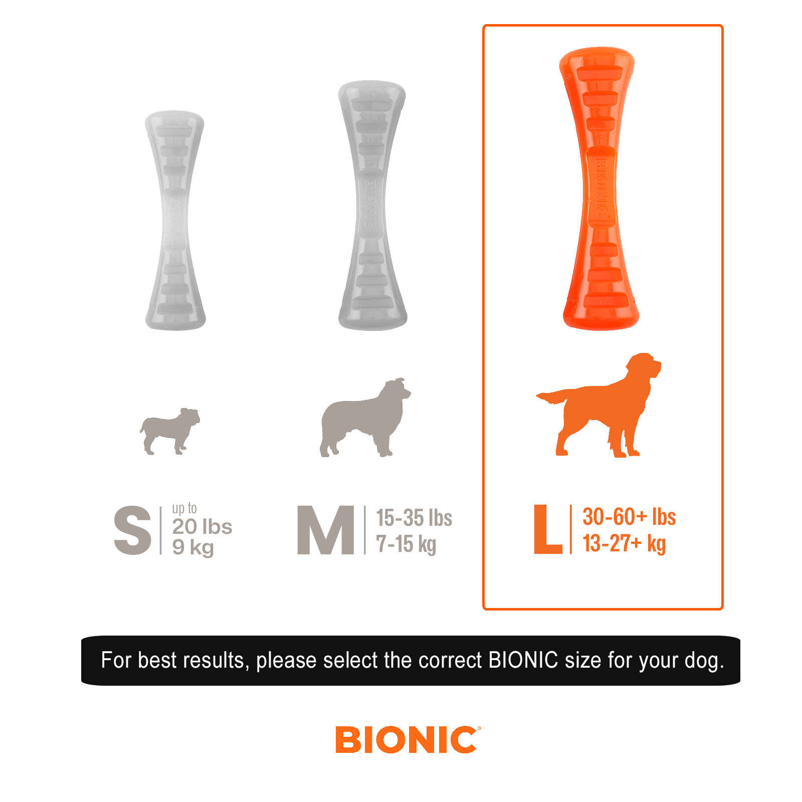 URBAN STICK BIONIC Dog Toys