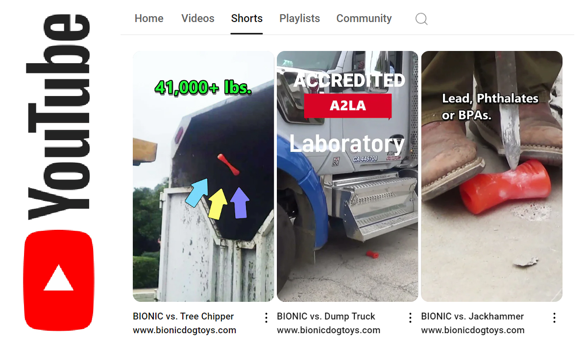 Tests de robustesse BIONIC – YouTube Shorts